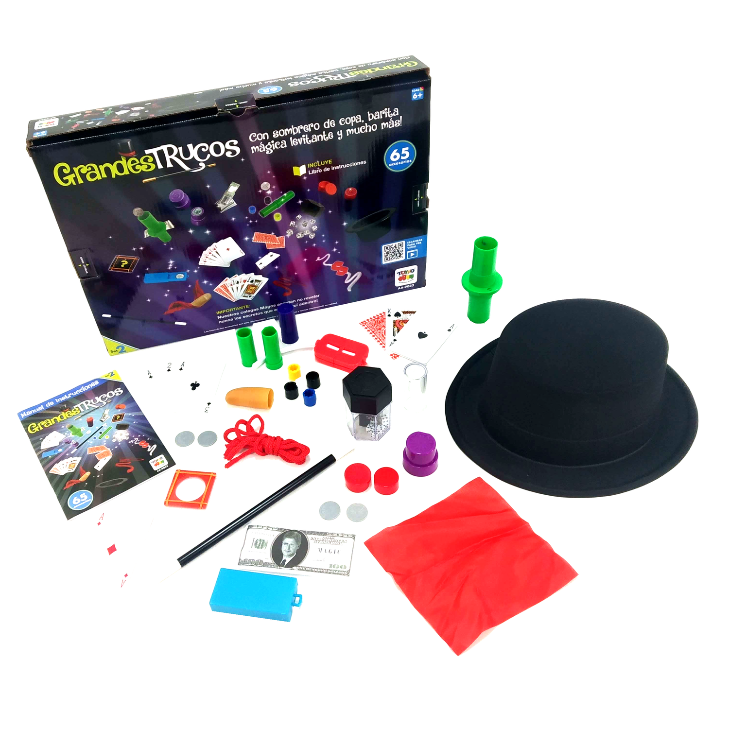 Grandes Trucos,Set 2,65 Accesorios C/Sombrero - Toyng-1