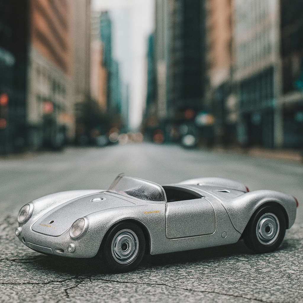 Auto Porsche 550 Spyder Escala 1:60 - Welly-4