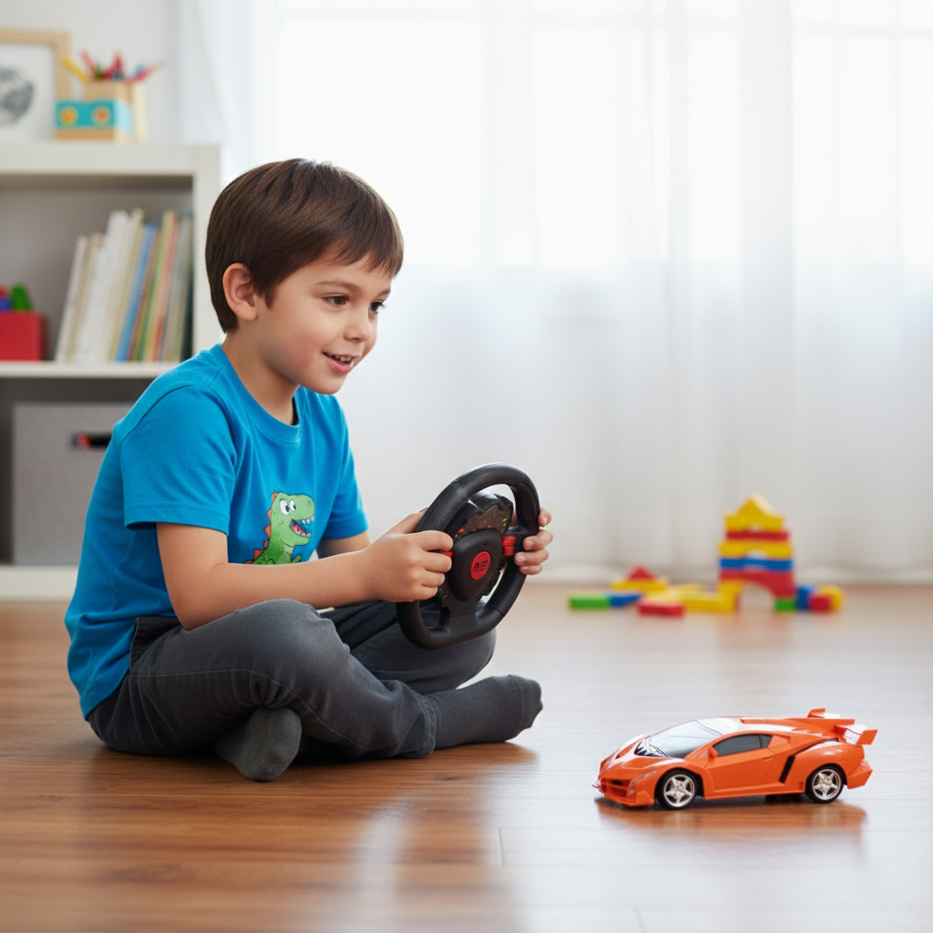 Juguete Auto Con Manubrio  R/C - Toyng-6