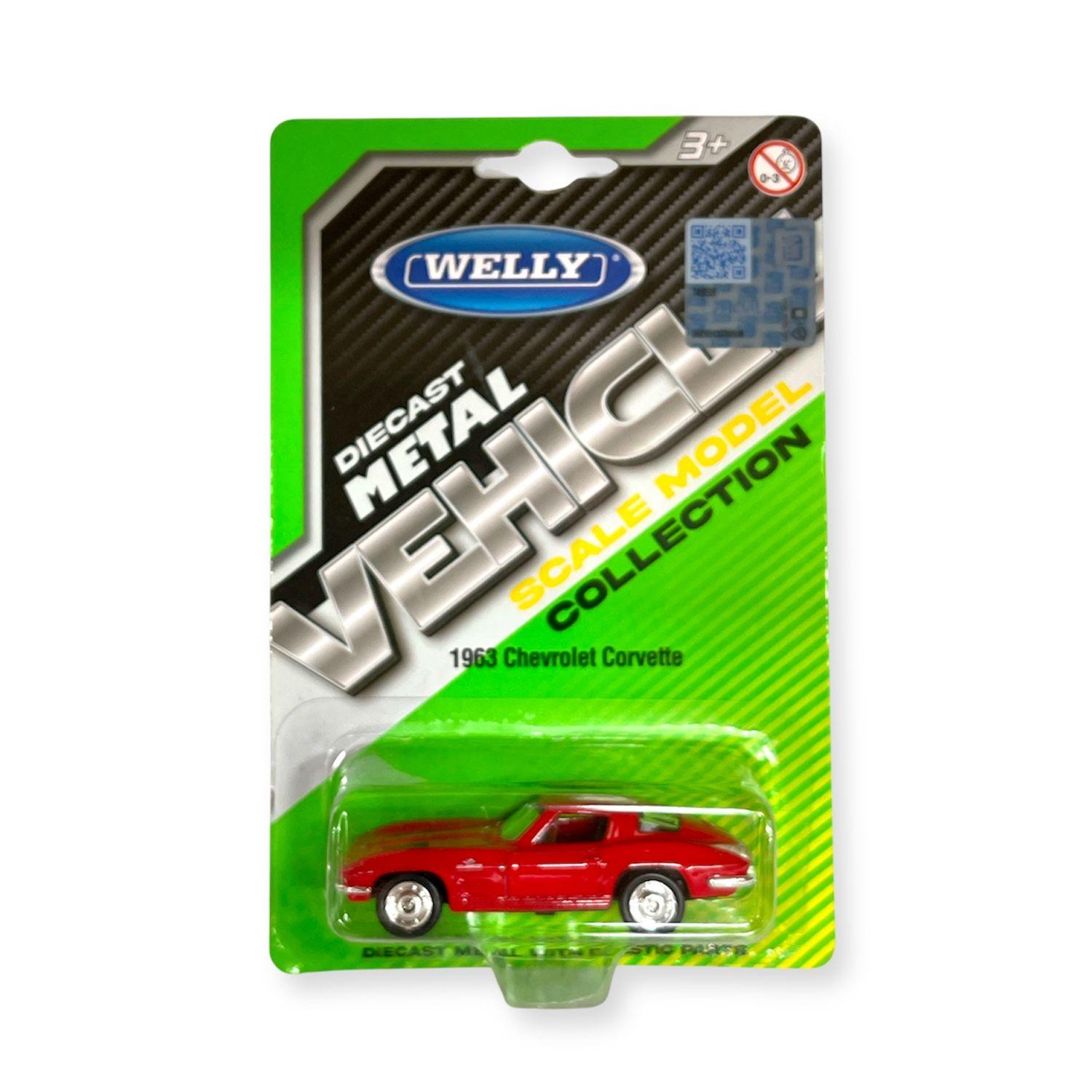 Auto Chevrolet Corvette 1963 Escala 1:60 - Welly-2