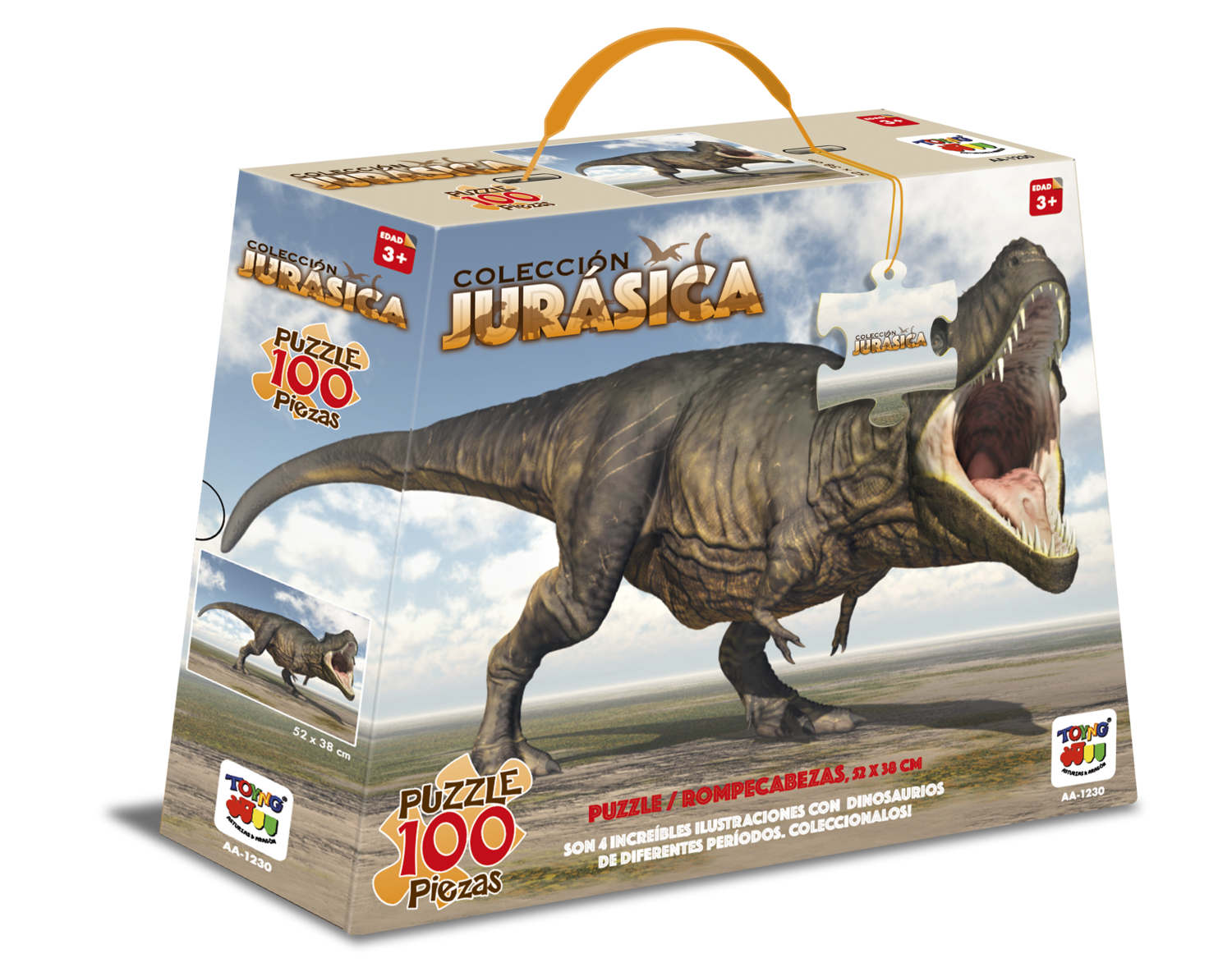 Puzzle Tyrannosaurus Colección Jurásica (100 Piezas) - Toyng-2