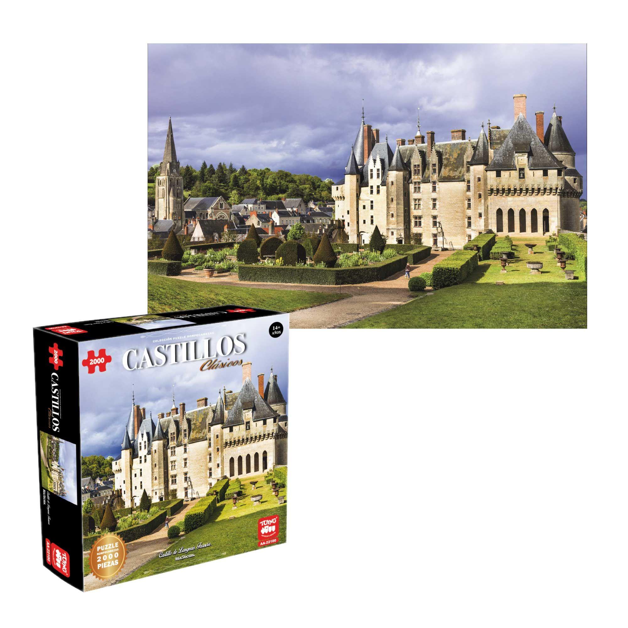 Puzzle 2000 Piezas Castillo De Langeais, Francia - Toyng-0