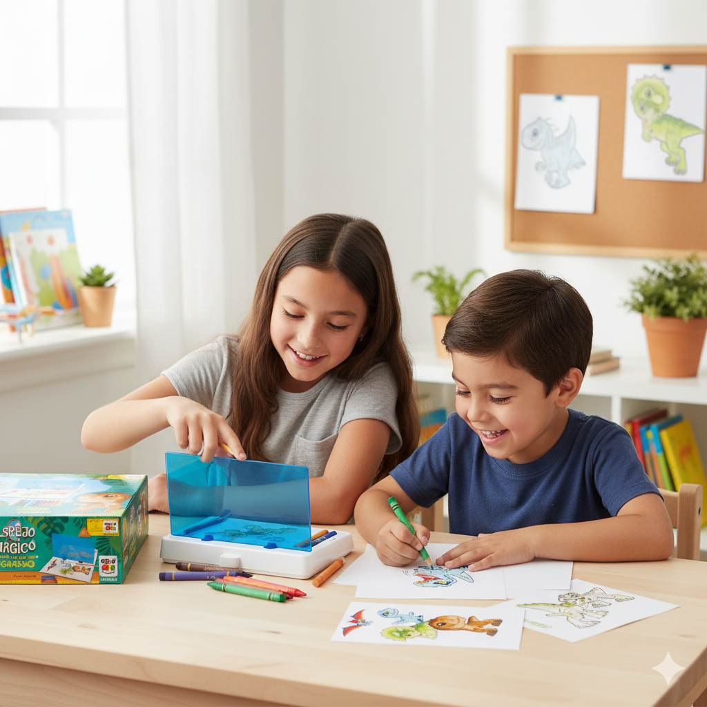 Juego Educativo Espejo Mágico - Jurassic-4