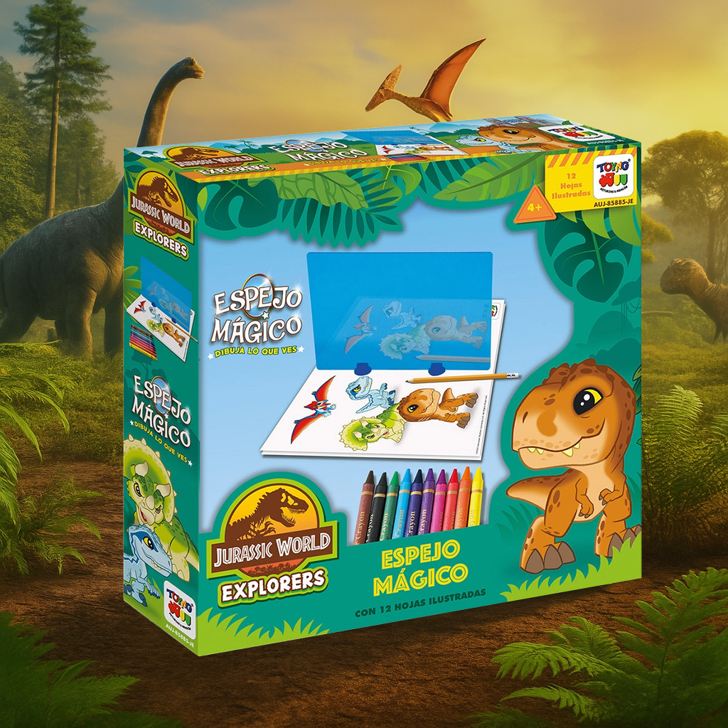 Juego Educativo Espejo Mágico - Jurassic-6