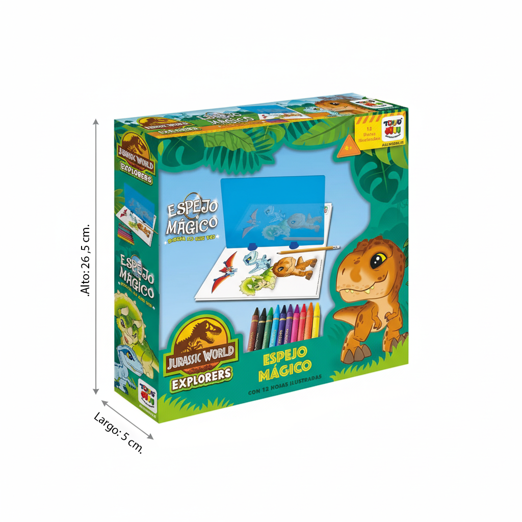Juego Educativo Espejo Mágico - Jurassic-7