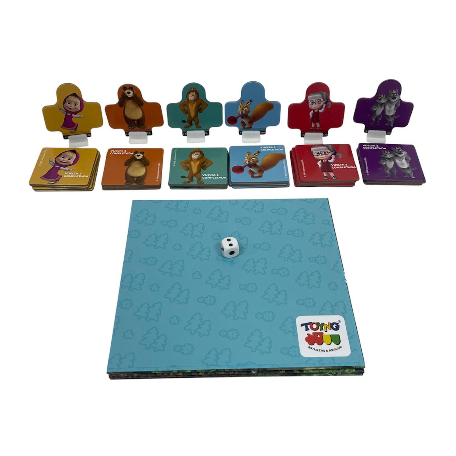 Juego de Mesa Paseo Por El Bosque - Masha Y El Oso-2