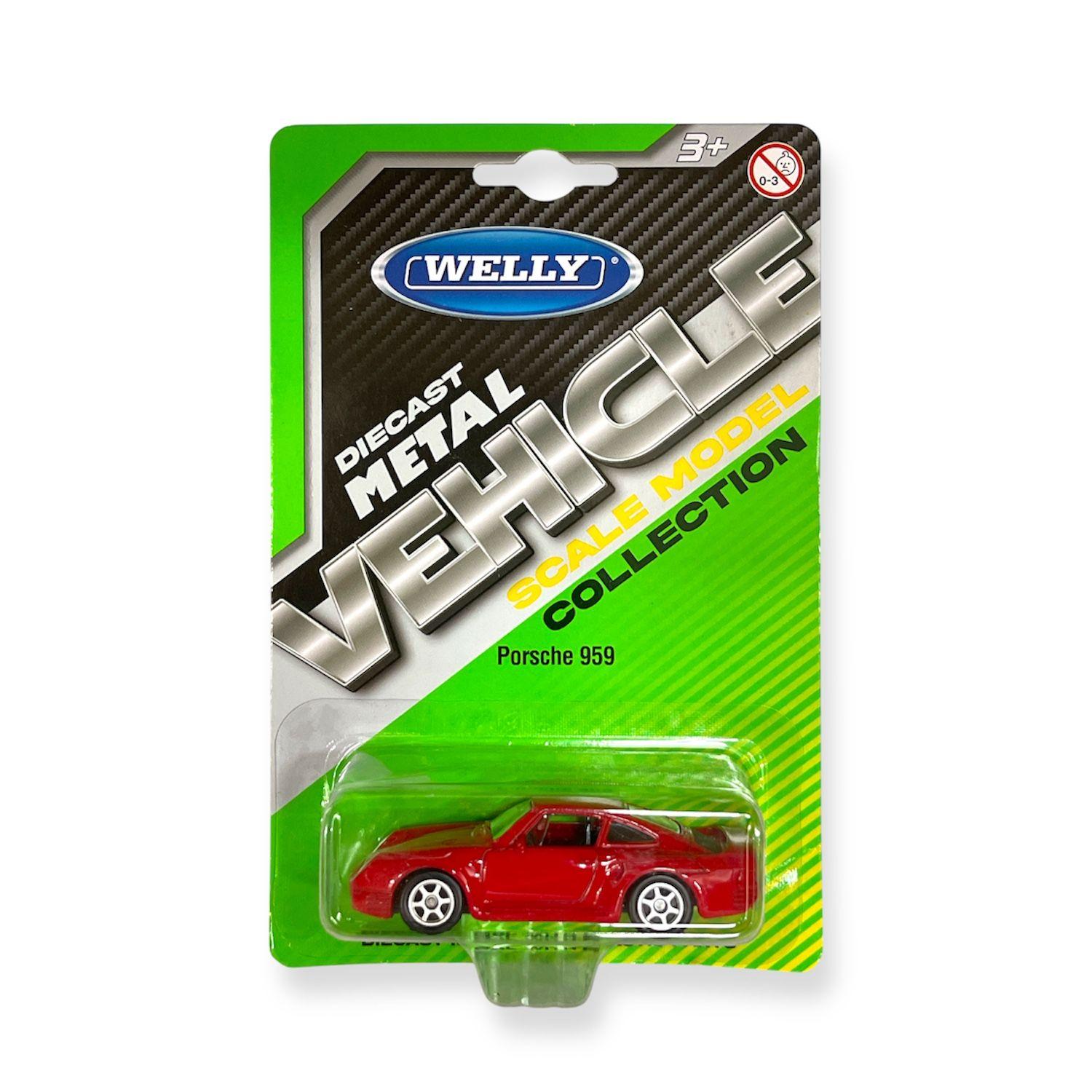 Auto Porsche 959 Escala 1:60 - Welly-2