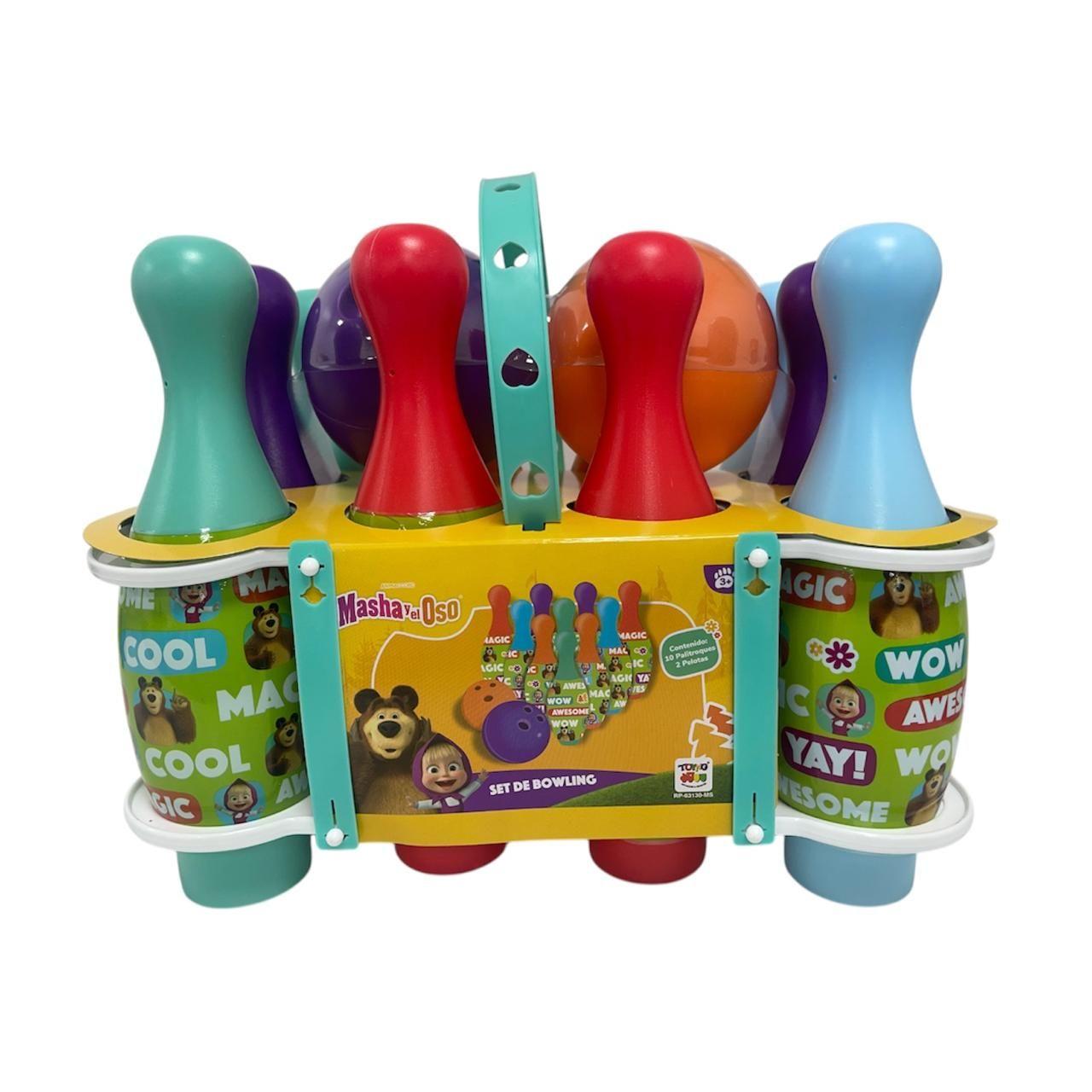 Juguete Set De Bowling - Masha Y El Oso-2