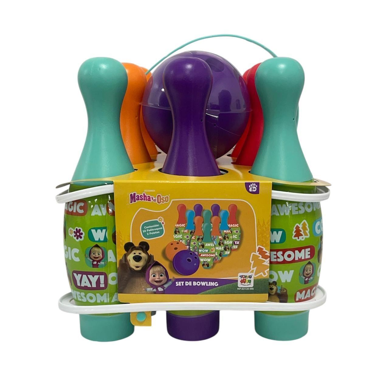 Juguete Set De Bowling - Masha Y El Oso-3