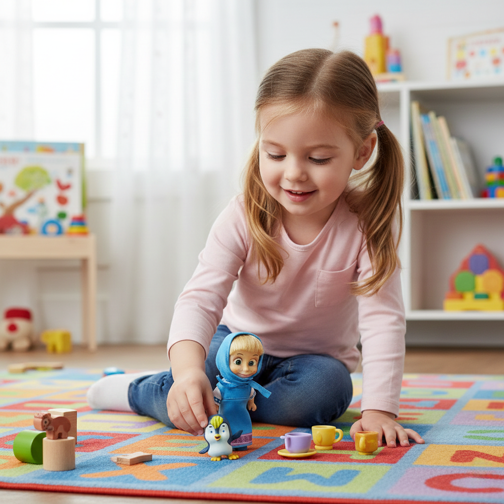 Juguete Masha y sus Amigos El Pingüino - Masha Y El Oso-5