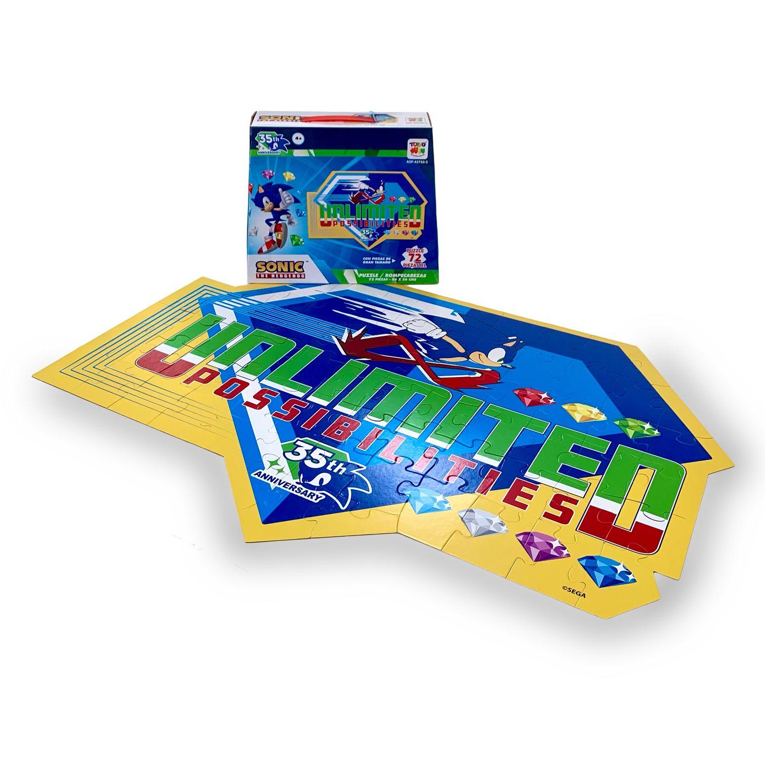 Puzzle Rompecabezas De Piso Grande (72 Piezas) - Sonic-0