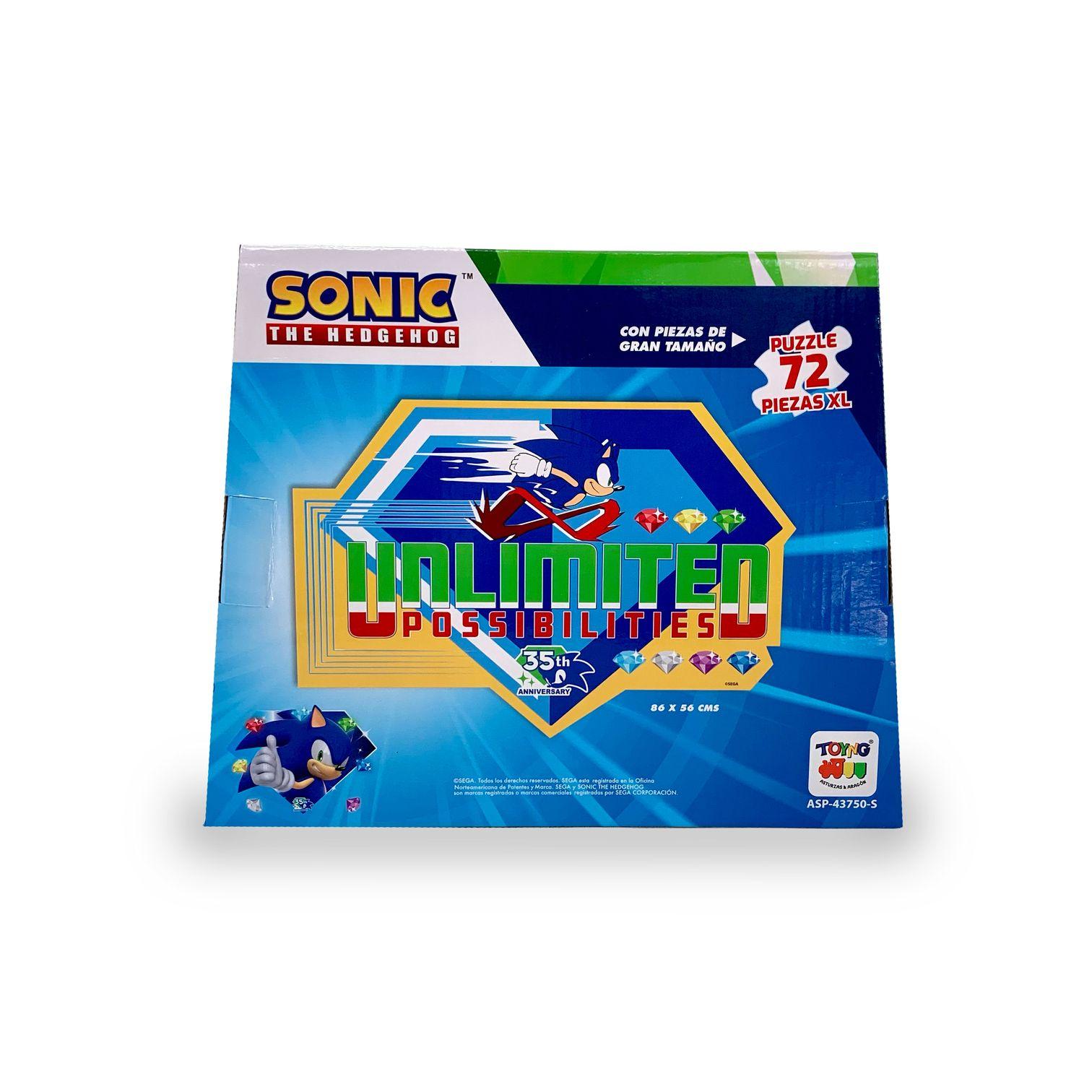 Puzzle Rompecabezas De Piso Grande (72 Piezas) - Sonic-2