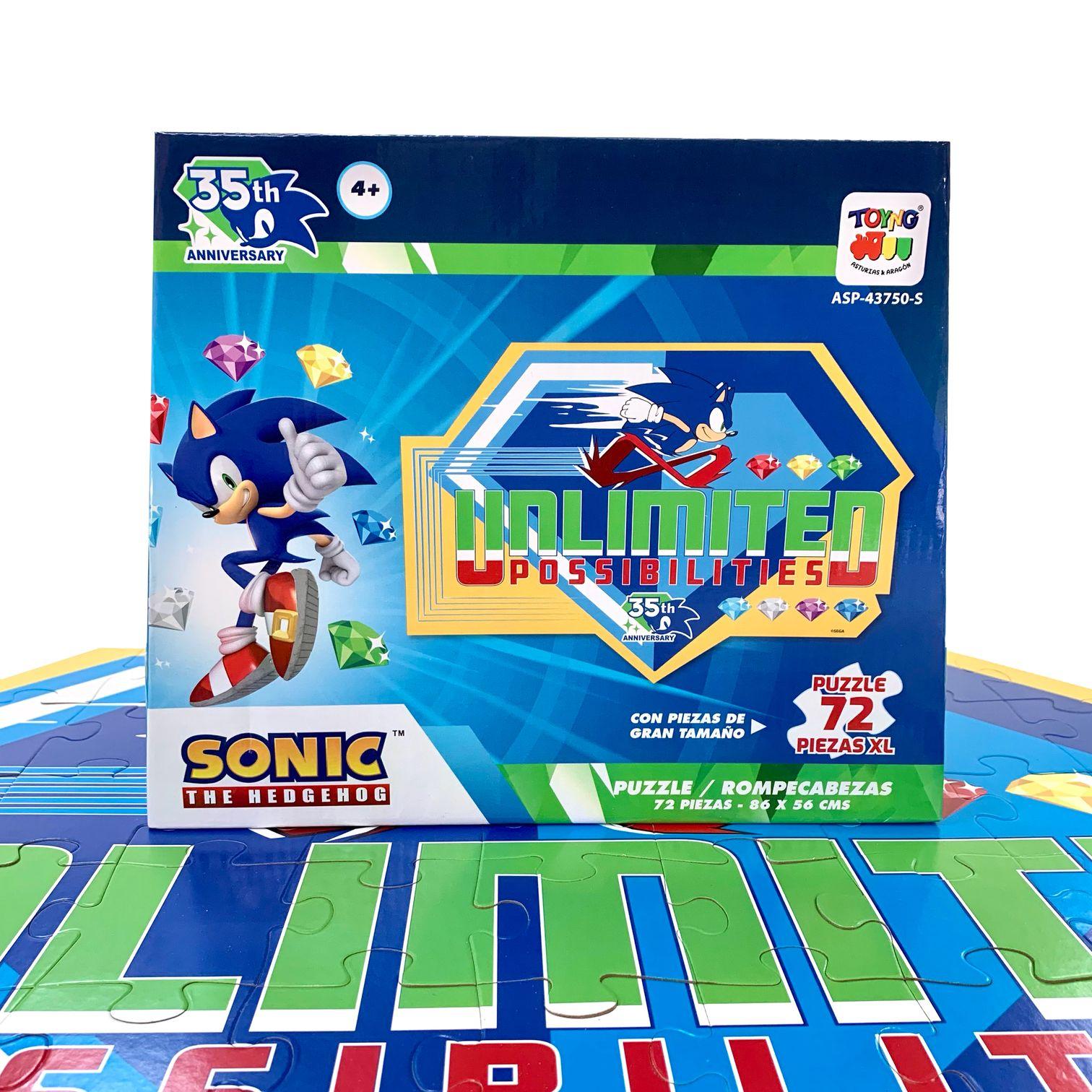 Puzzle Rompecabezas De Piso Grande (72 Piezas) - Sonic-3
