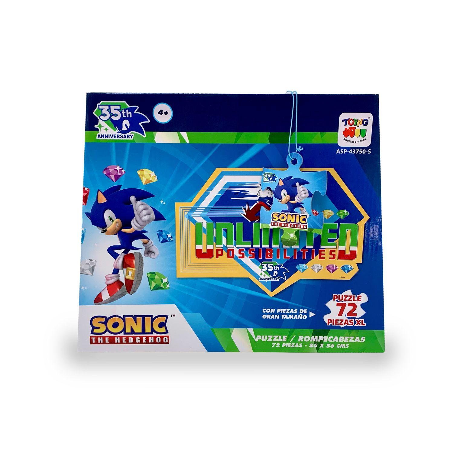 Puzzle Rompecabezas De Piso Grande (72 Piezas) - Sonic-4