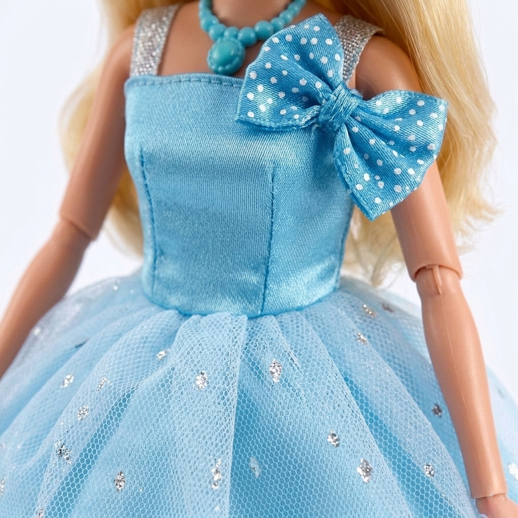 Juguete Muñeca Vestido Celeste - Toyng-2