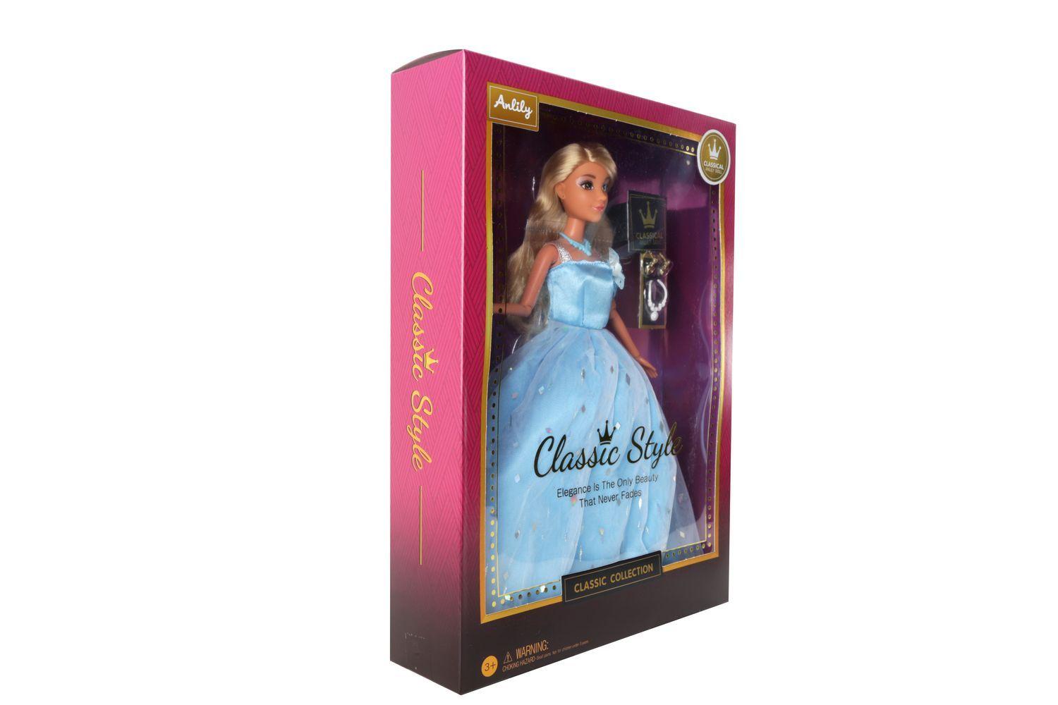 Juguete Muñeca Vestido Celeste - Toyng-3