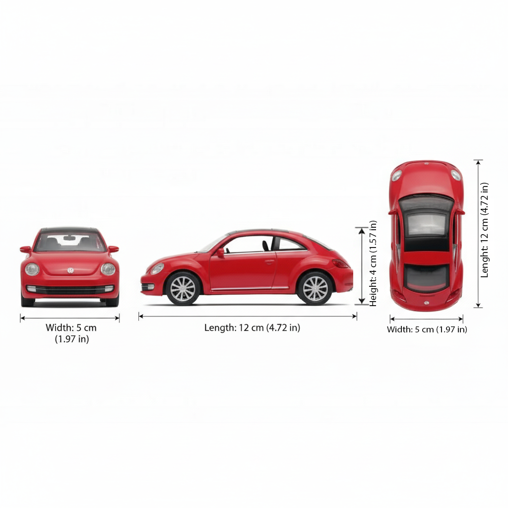 Auto Volkswagen The Beetle - Welly Escala 1:34:39-4