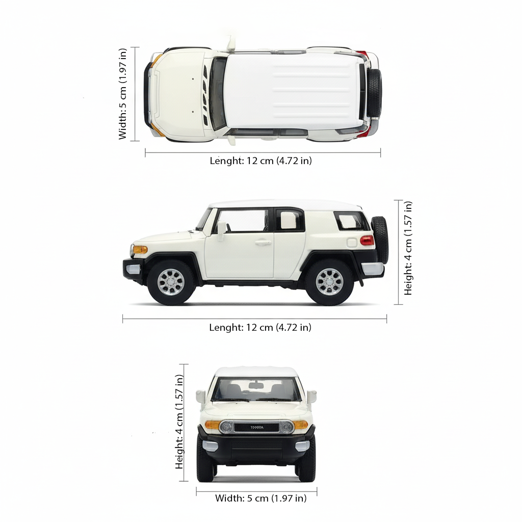 Suv Toyota Fj Cruiser - Welly Escala 1:34:39-4