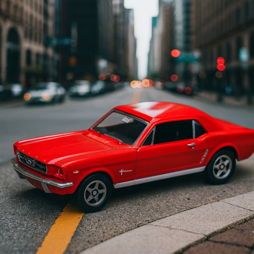 Auto Ford Mustang Coupe 1964 - Welly Escala 1:60-2