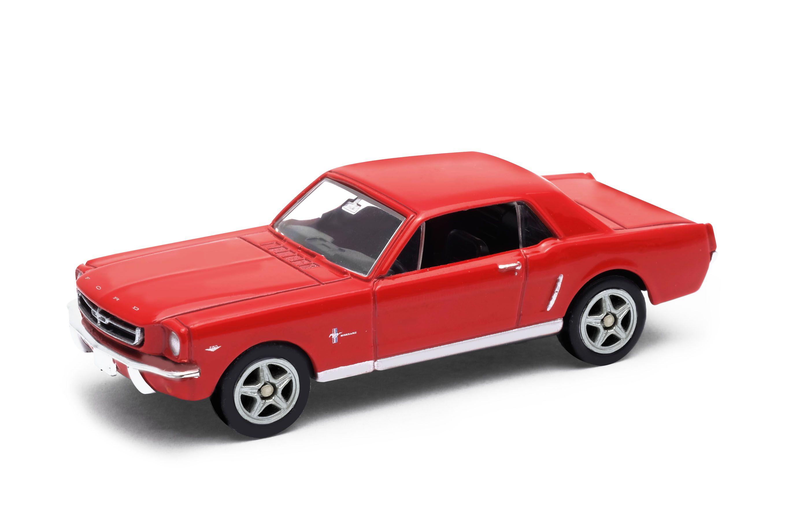 Auto Ford Mustang Coupe 1964 - Welly Escala 1:60-3