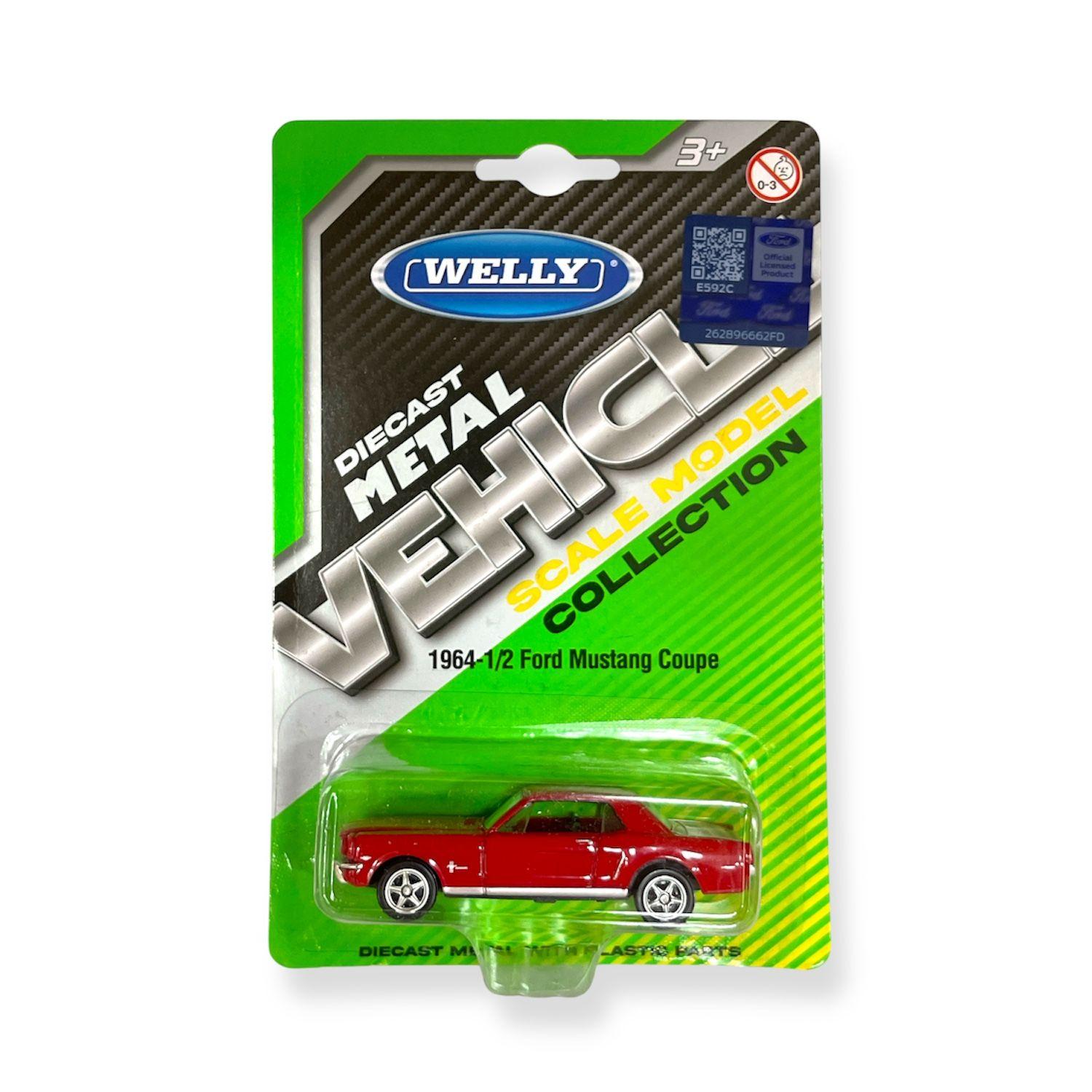 Auto Ford Mustang Coupe 1964 Escala 1:60 - Welly-2