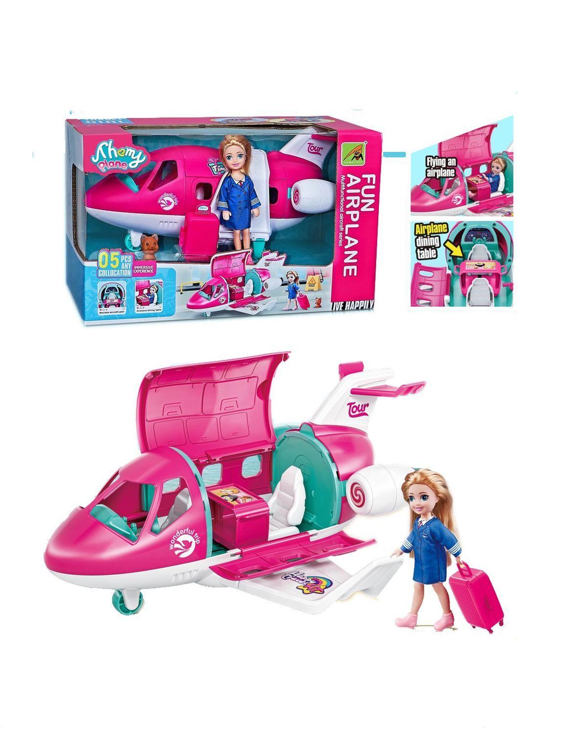 Juguete Set Avión Y Muñeca - Toyng-0