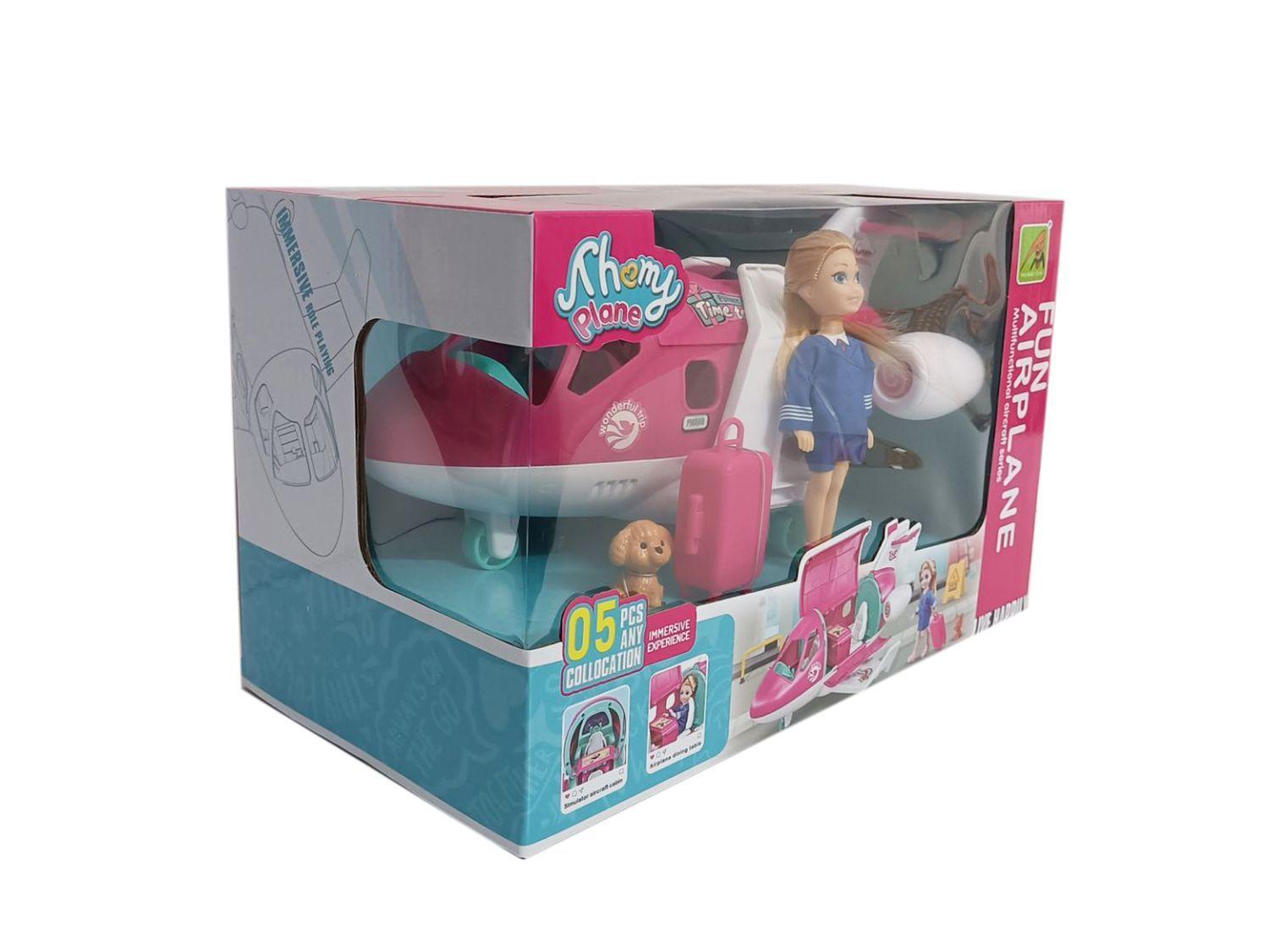 Juguete Set Avión Y Muñeca - Toyng-2