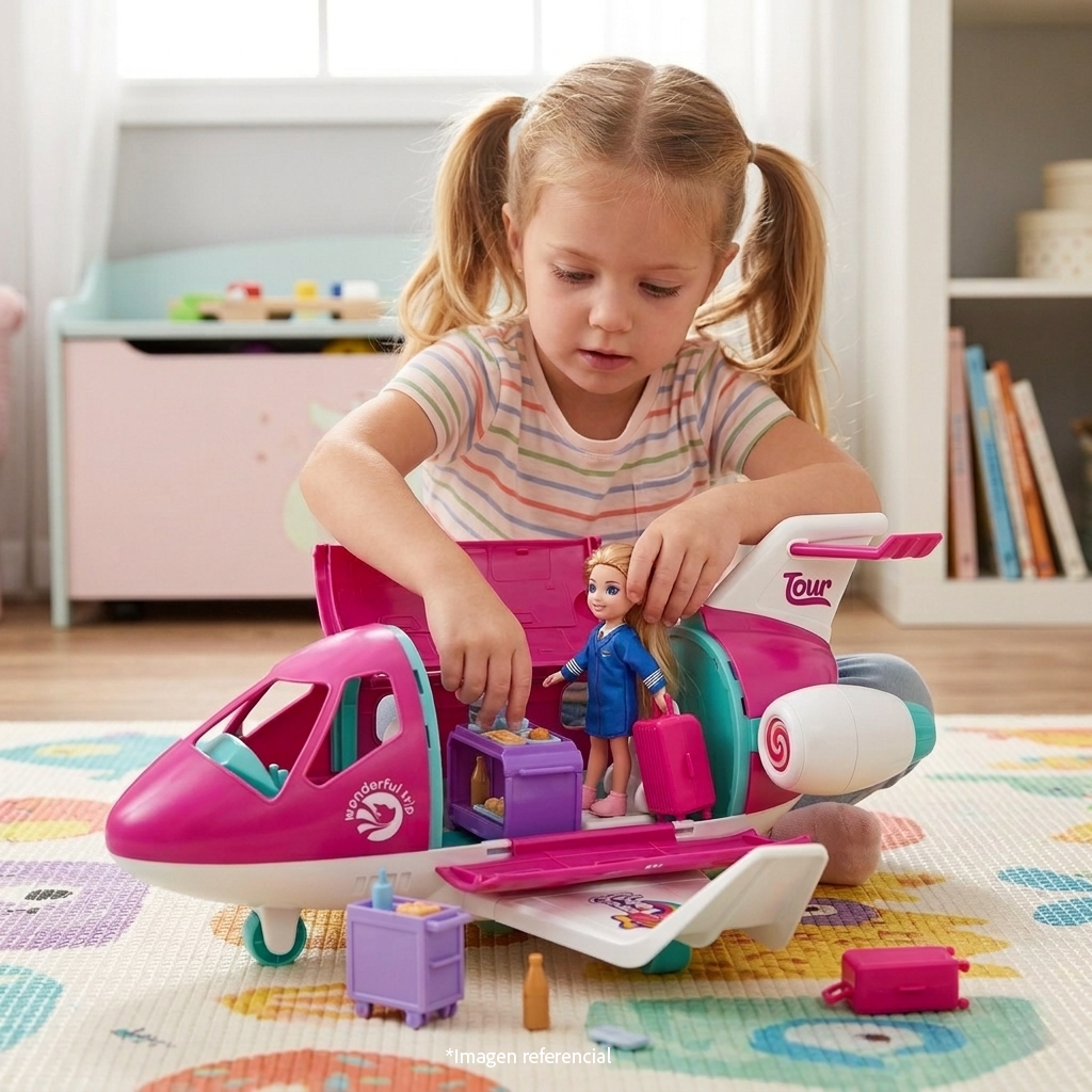 Juguete Set Avión Y Muñeca - Toyng-5