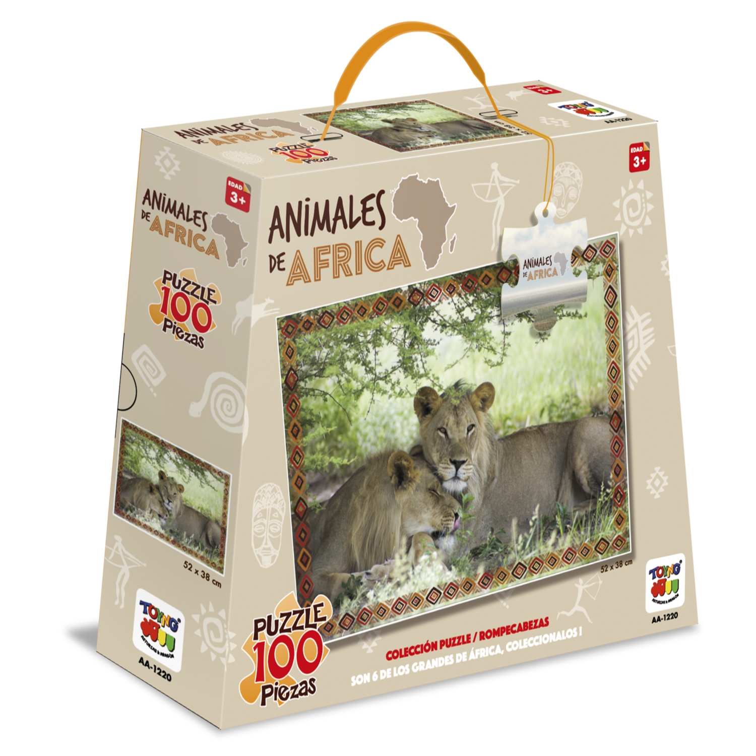 Puzzle Leones (100 Piezas) - Toyng-3