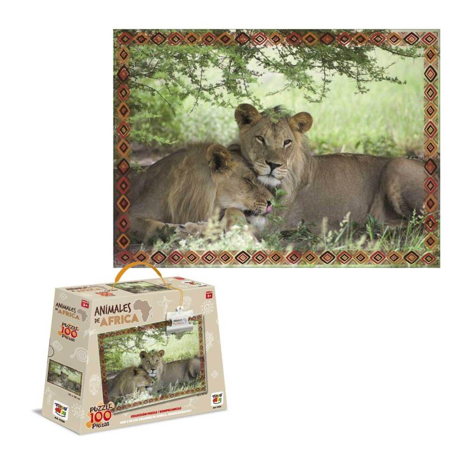 Puzzle Leones (100 Piezas) - Toyng-6