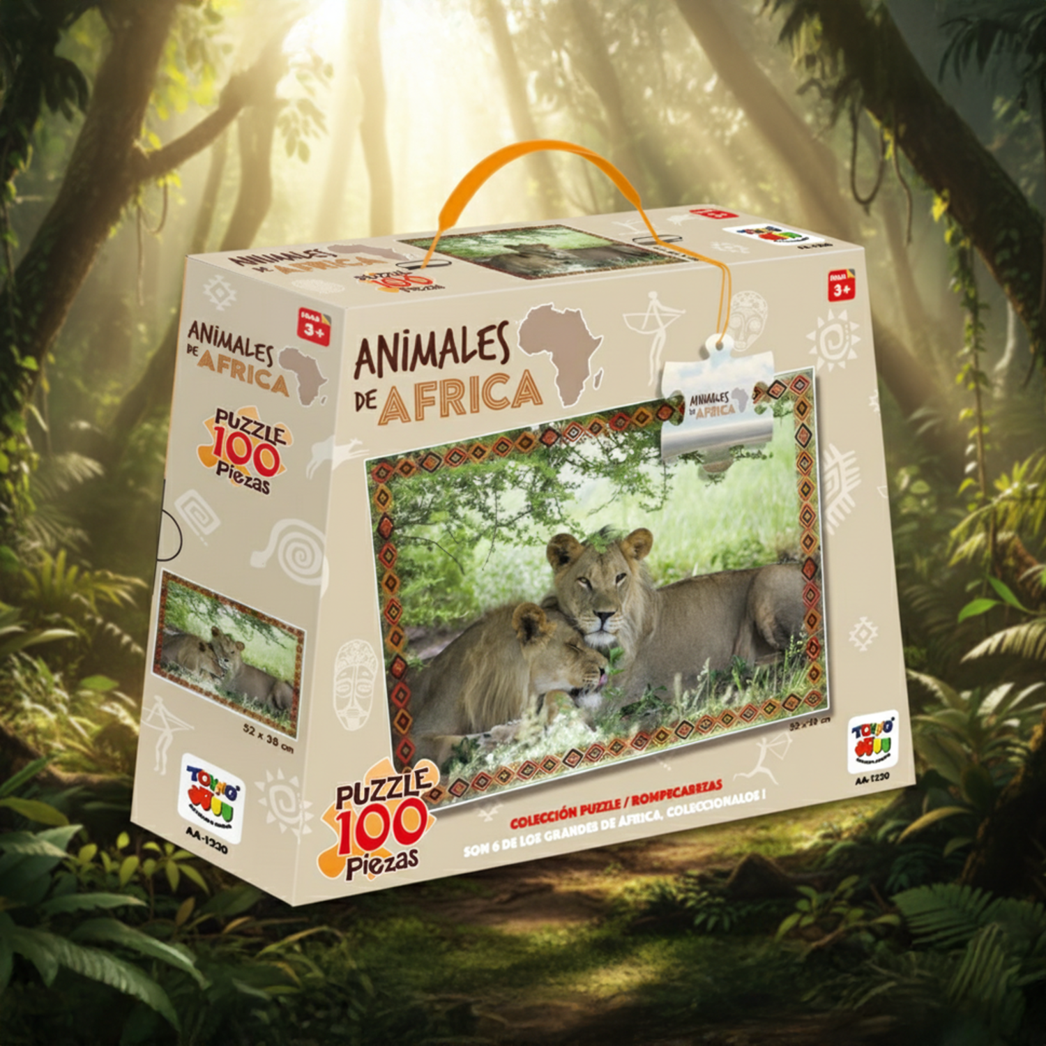 Puzzle Leones (100 Piezas) - Toyng-7