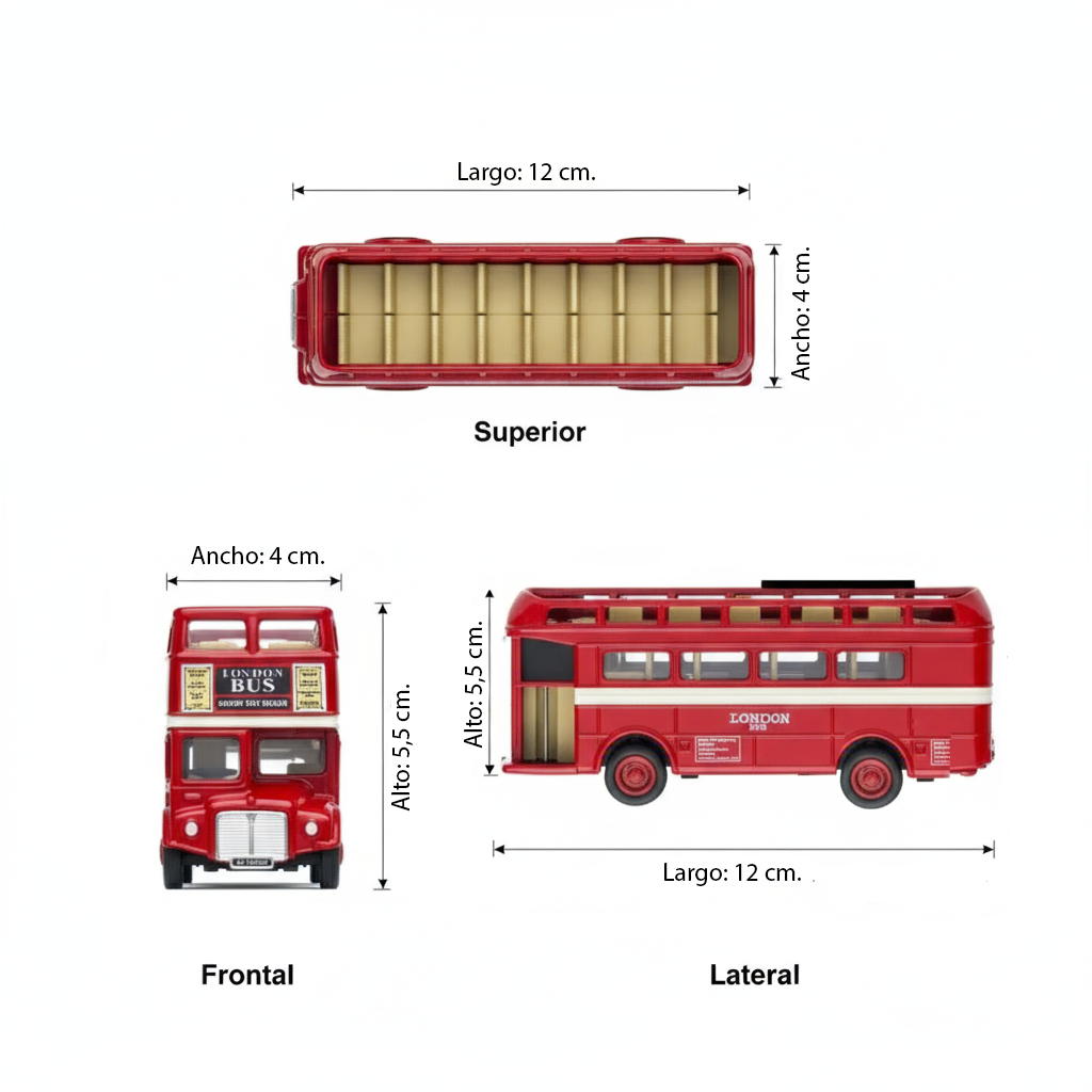 Bus London Bus (Open-Top) - Welly-2