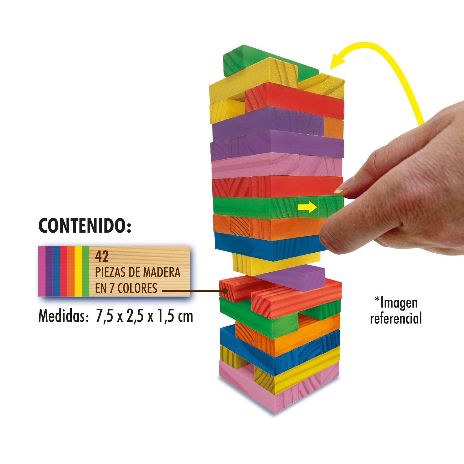 Juego de Mesa Torre Color Chica - Toyng-4