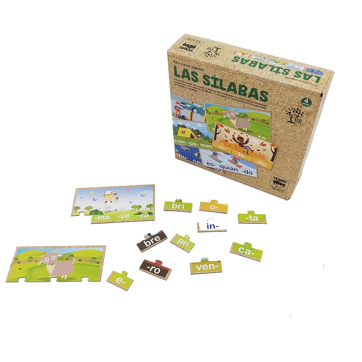 Juego Educativo Ecológico Silabas - Toyng-5