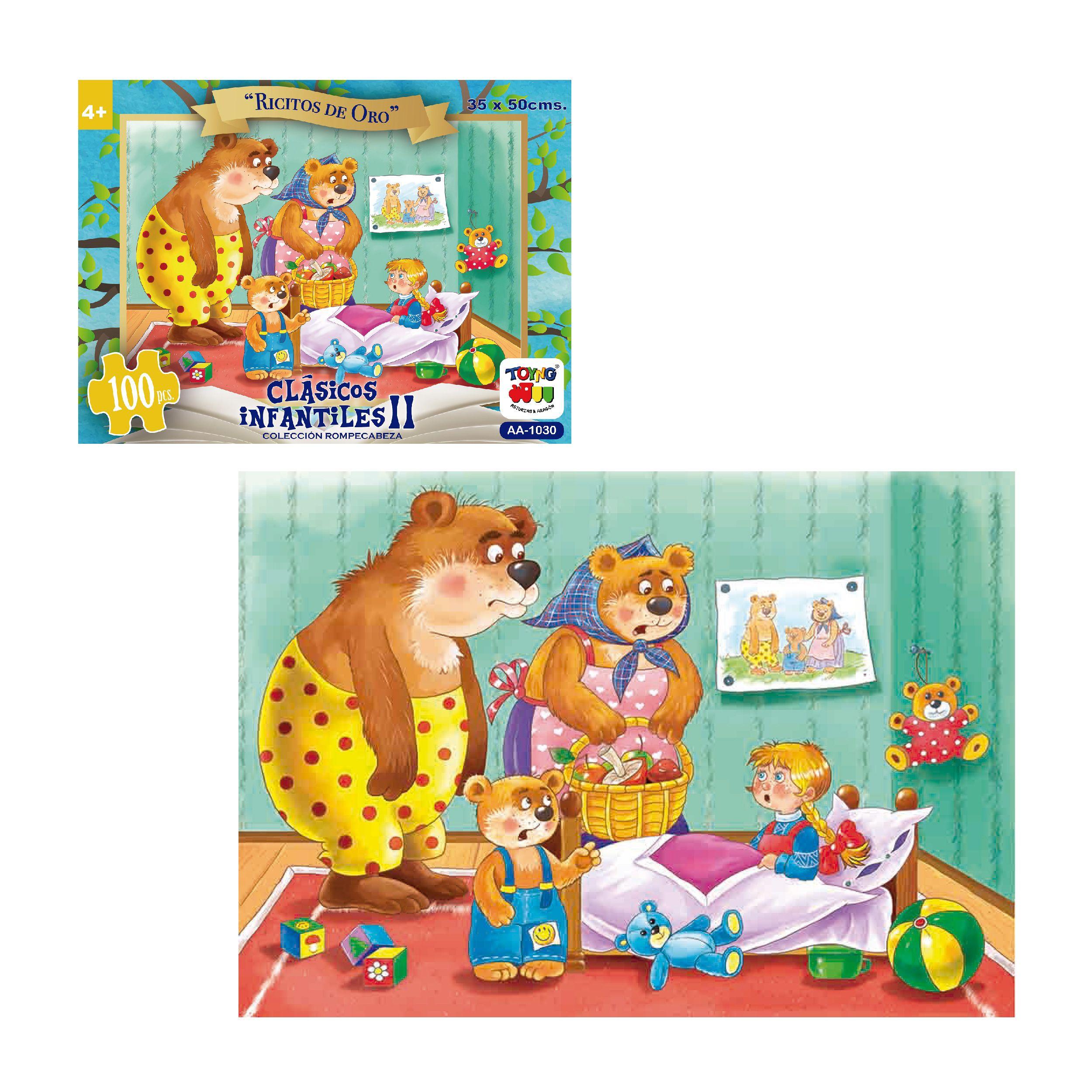 Puzzle 100 Pcs - Ricitos De Oro-1