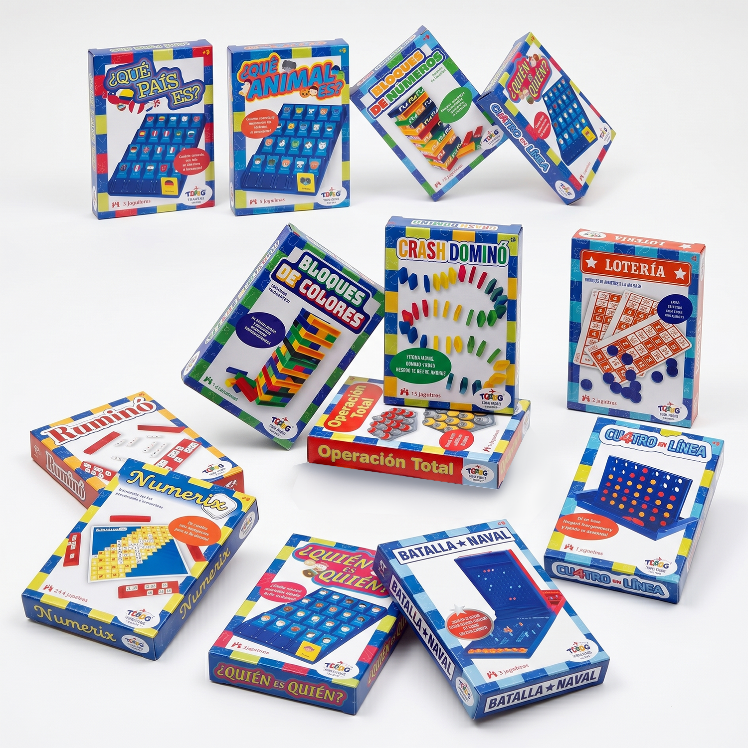Pack x12 Juegos de Mesa Travel Game Toyng Surtidos-0