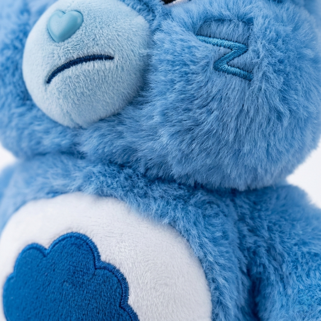 Peluche Gruñosito Azul 35 Cm - Ositos Cariñositos-3