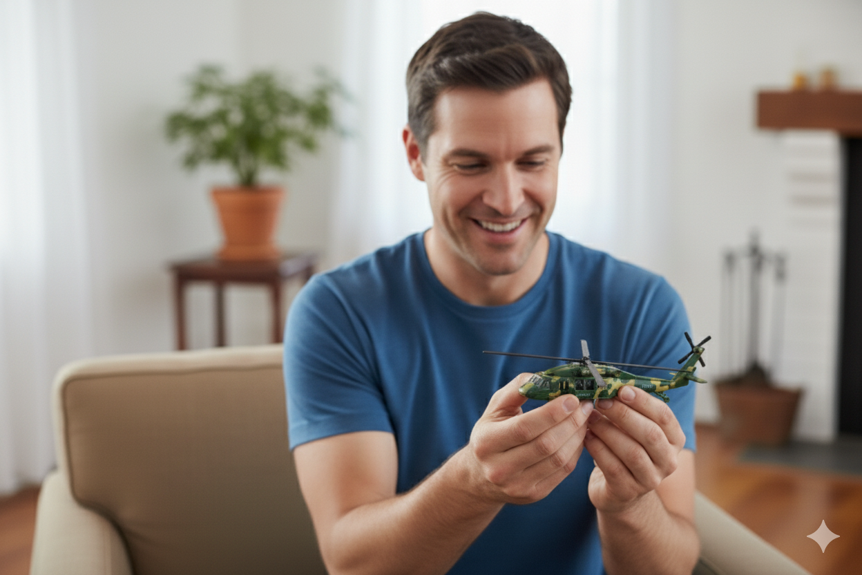 Helicoptero Blackwom Verde - Welly-3