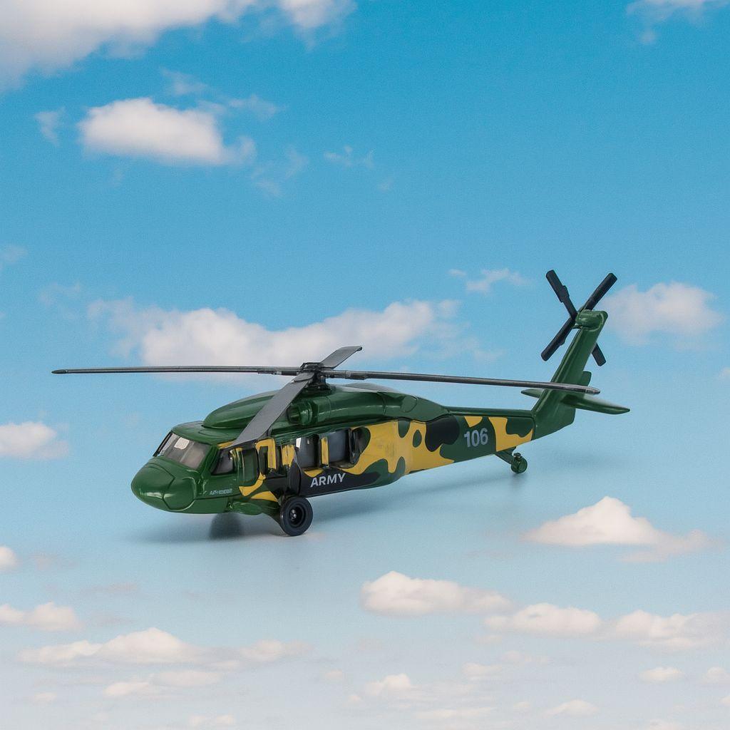 Helicoptero Blackwom Verde - Welly-5