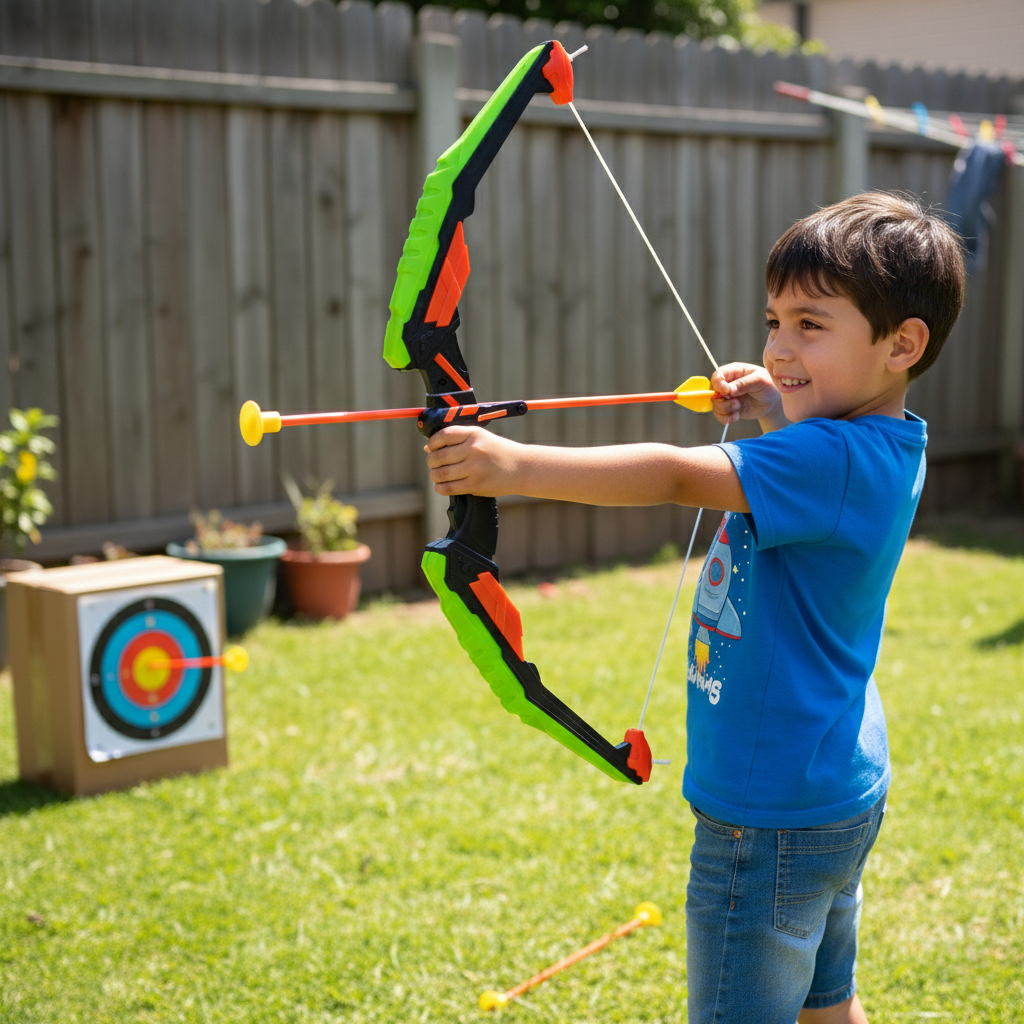 Juguete Arco 3 Flechas Verde - Toyng-5