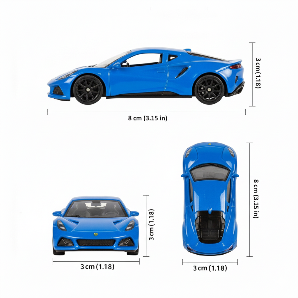 Auto Lotus Emira - Welly Escala 1:60-4