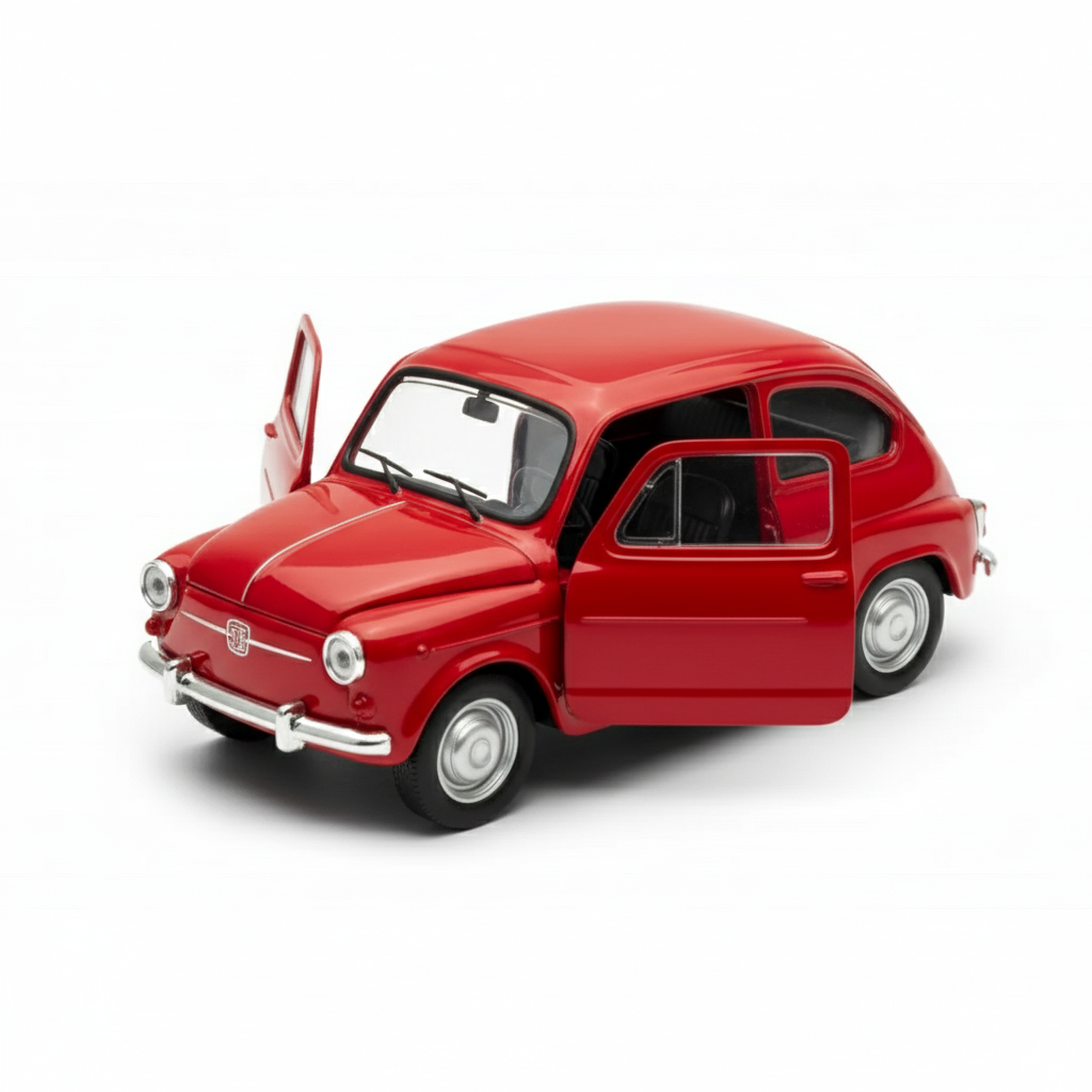 Auto Fiat 600 - Welly Escala 1:34:39-4