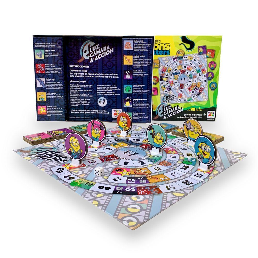 Juego de Mesa Luz, Camara & Acción - Minions-5