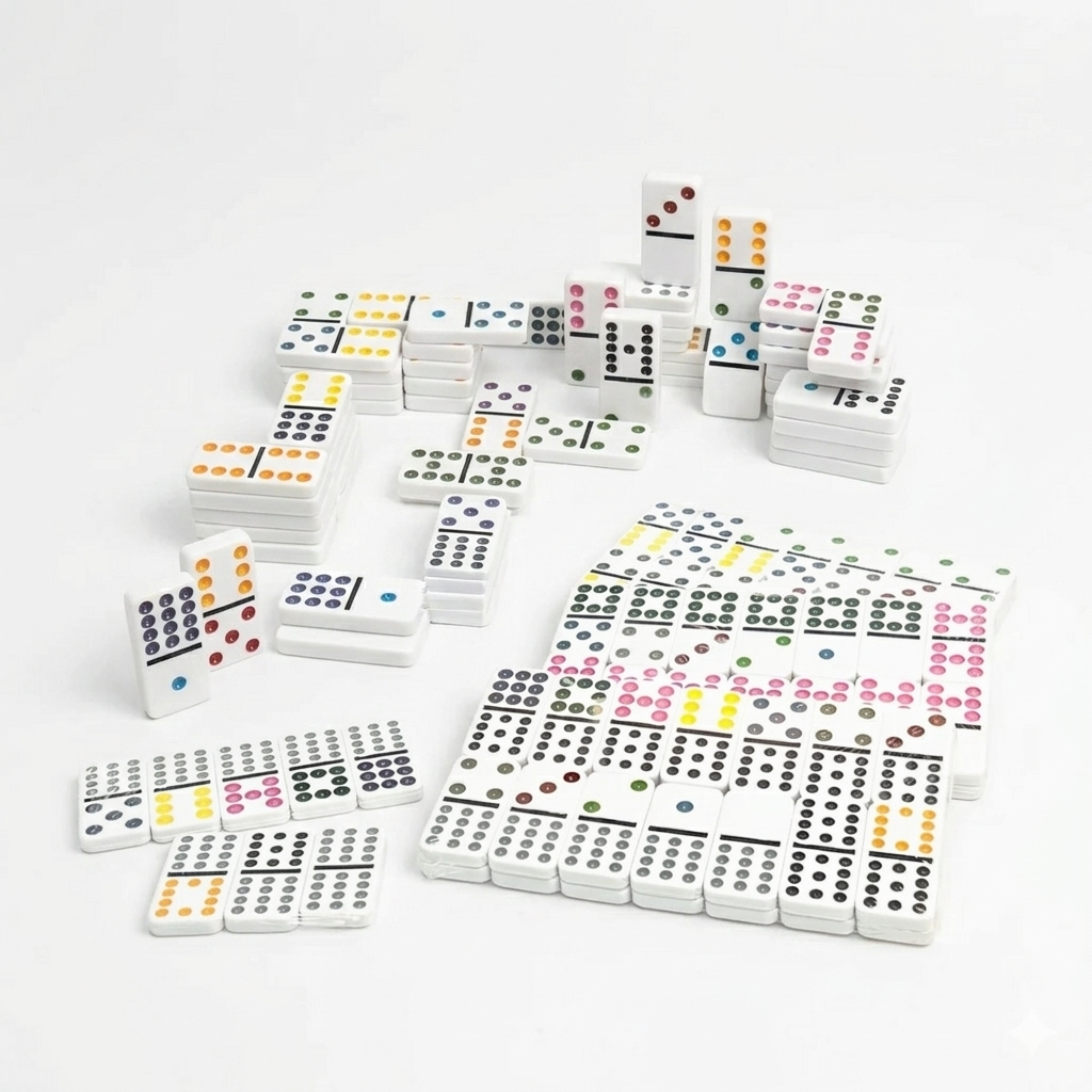 Juego de Mesa Dominó 12 Caja Metálica - Toyng-3