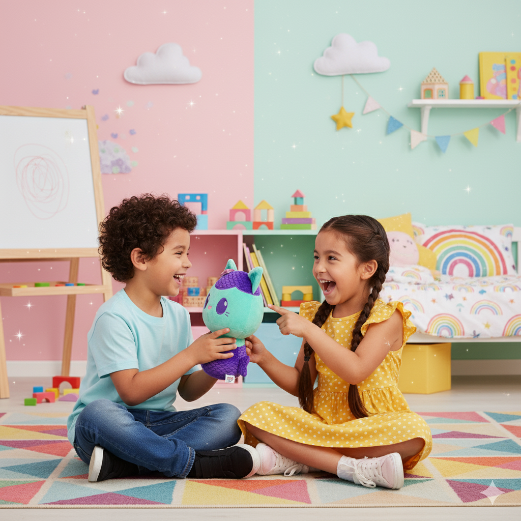 Peluche Mercat Gatito Sirena 25 cm - Gabby’s Dollhouse-6