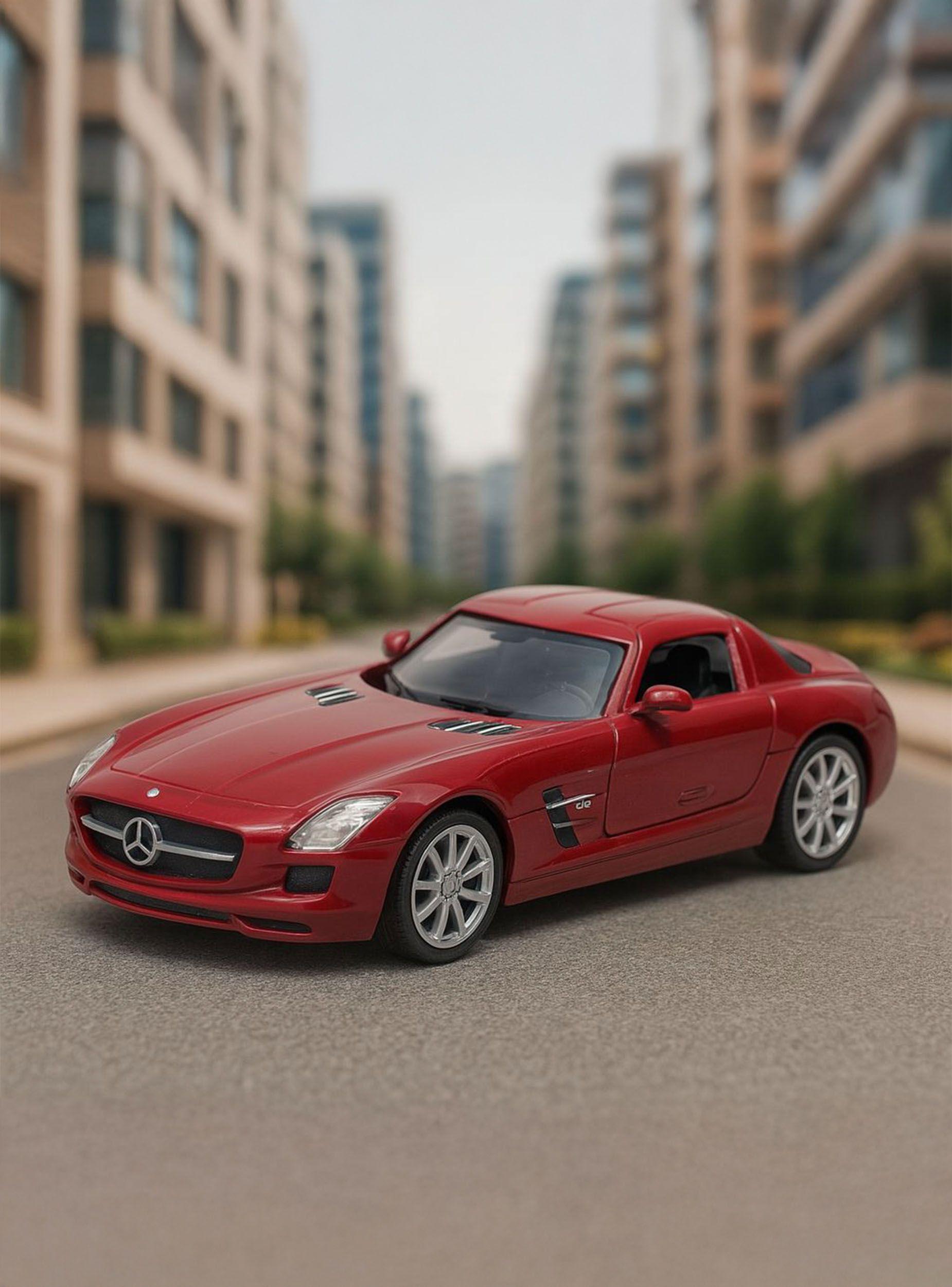 Auto Mercedes-Benz SLS AMG S Escala 1:43 - Welly-5