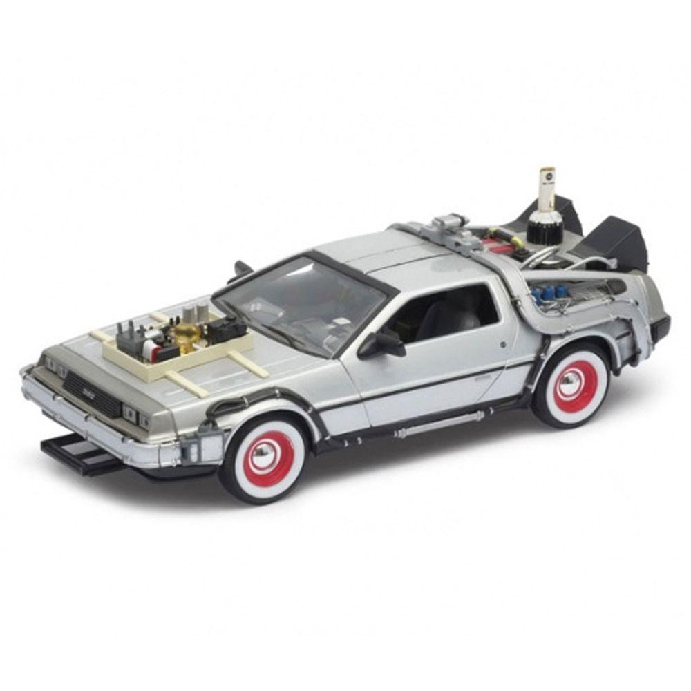 Back To The Future III Delorean Escala 1:24 - Welly-4
