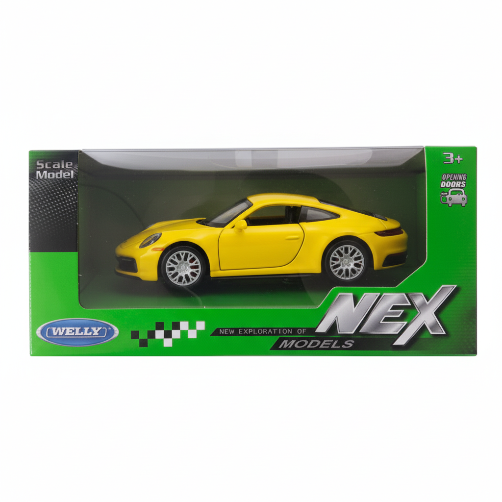 Auto Porsche 911 Carrera 4S - Welly Escala 1:34:39-3