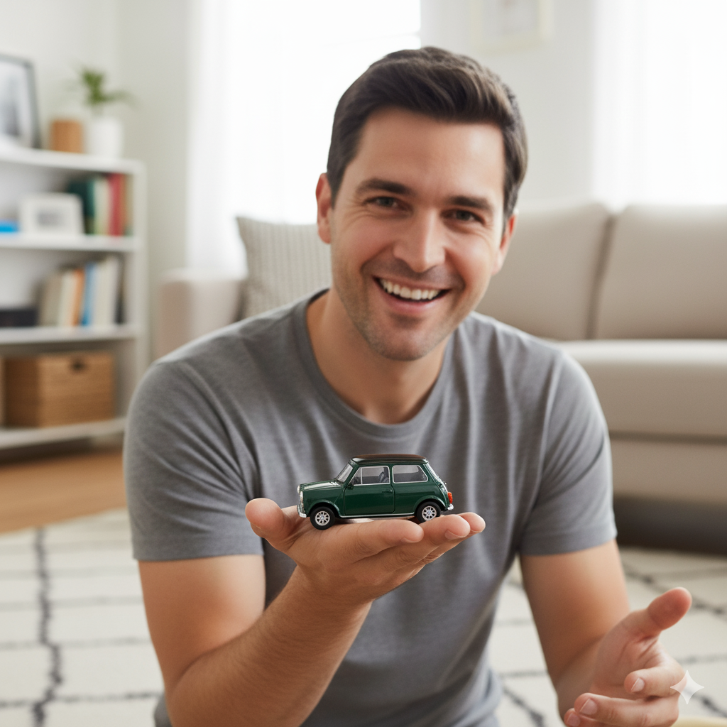 Auto Mini Cooper 1300 Escala 1:34:39 - Welly-5