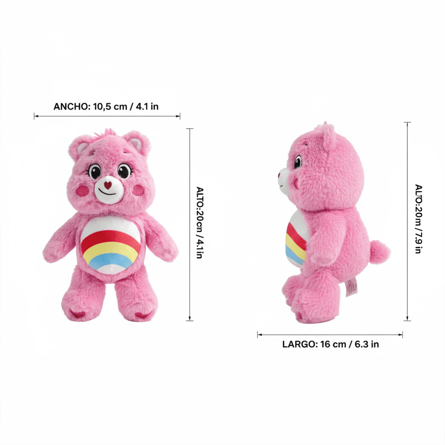 Pack x6 Peluches Cariñositos 20 cm Colección Completa-3